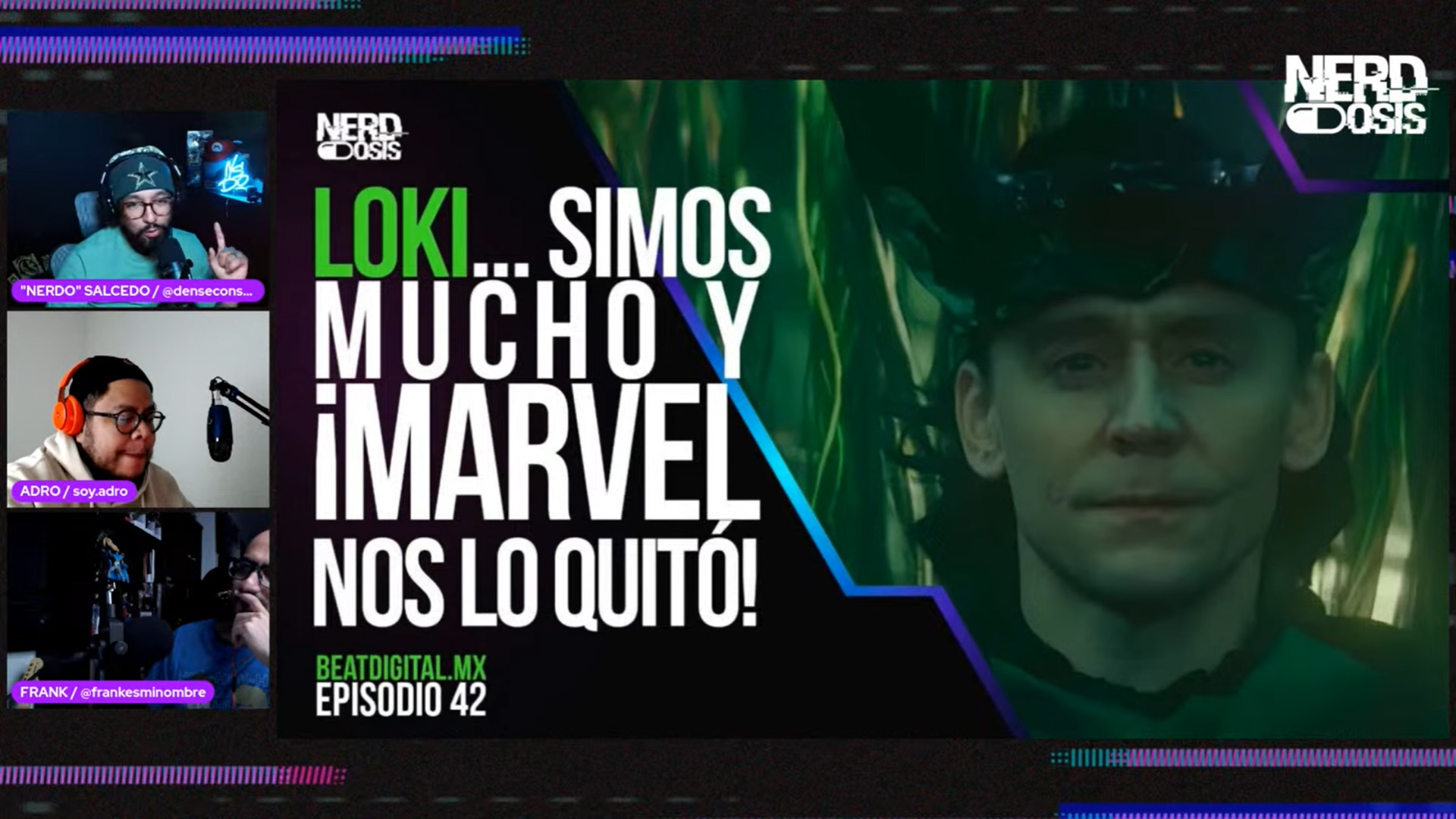 NERDosis: Loki&#8230; simos mucho y&#8230; ¡Marvel nos lo quitó!
