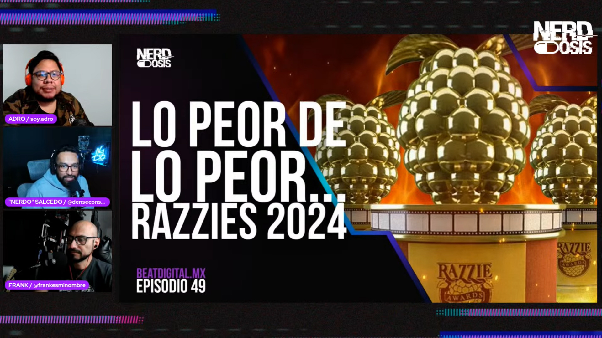 NERDosis: Lo peor de lo peor &#8211; Razzies 2024
