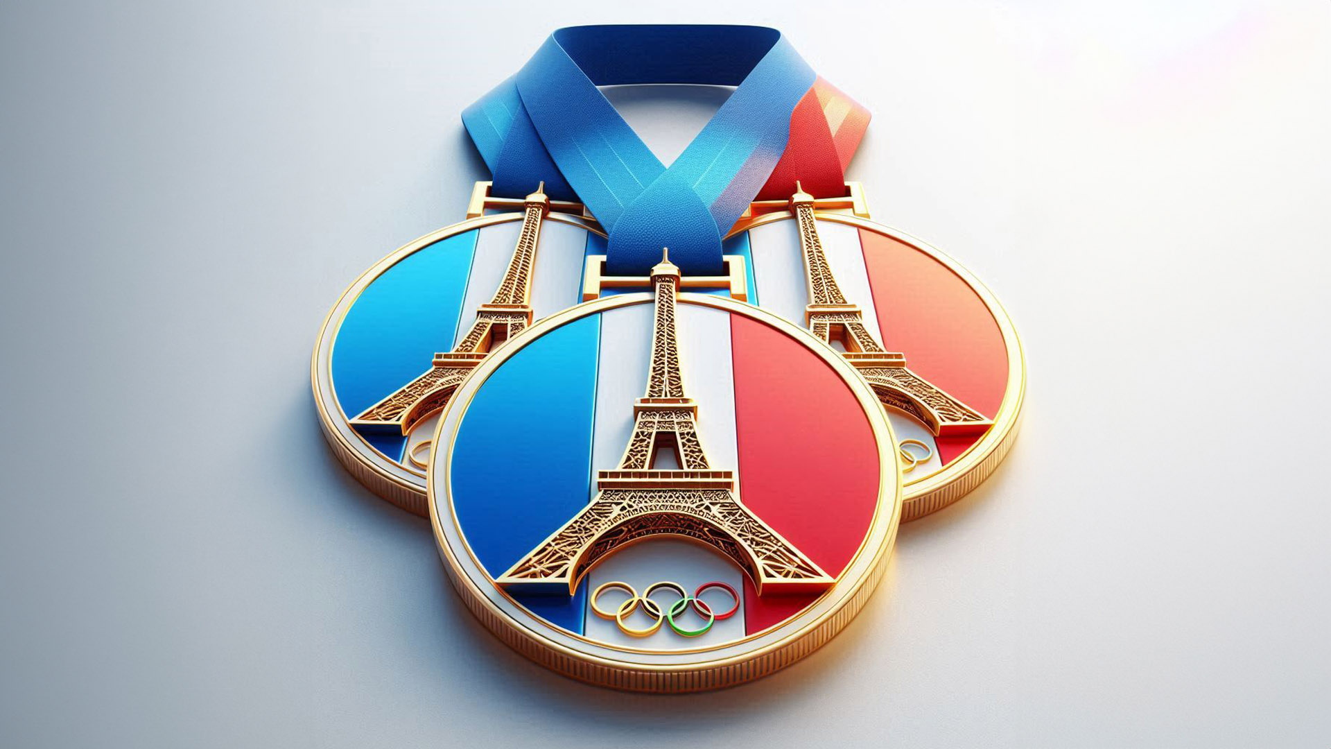Las medallas olímpicas están hechas con la Torre Eiffel