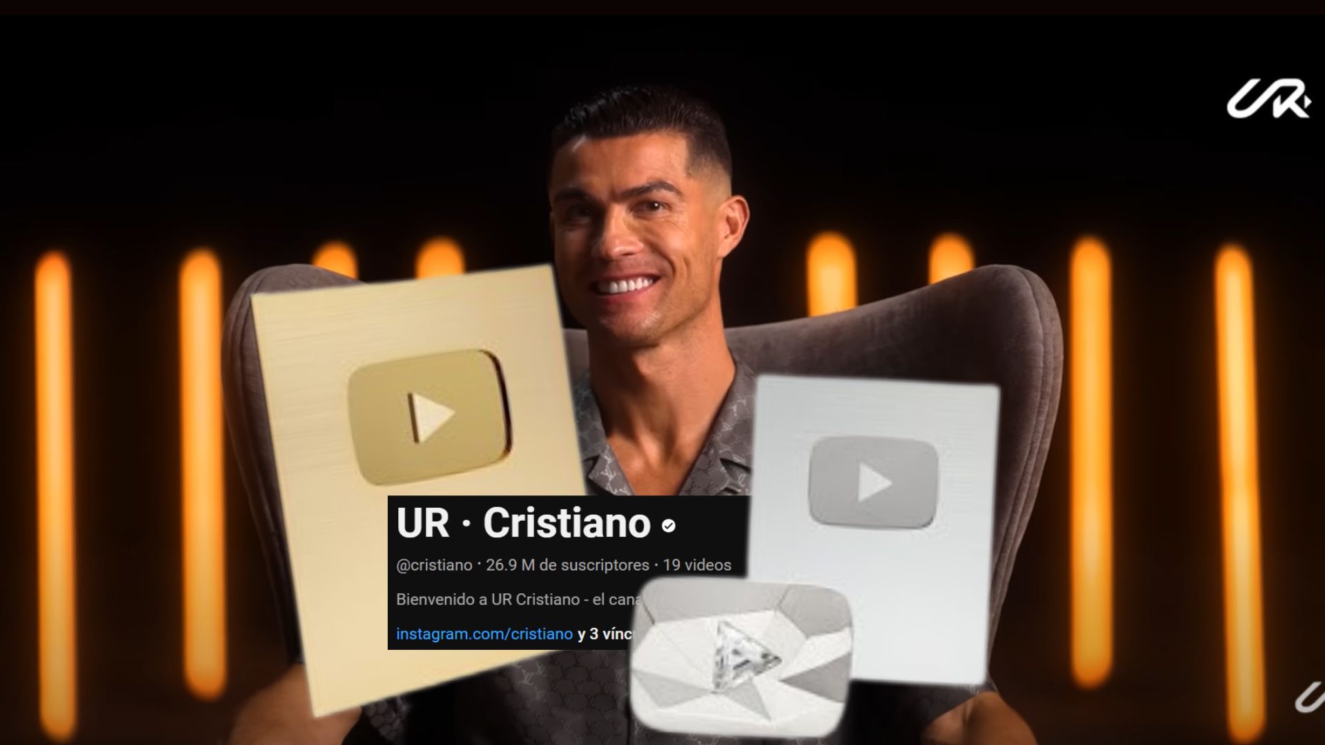 ¡Cristiano Ronaldo arrasa en Youtube! ¿Ya te siuuuuscribiste?
