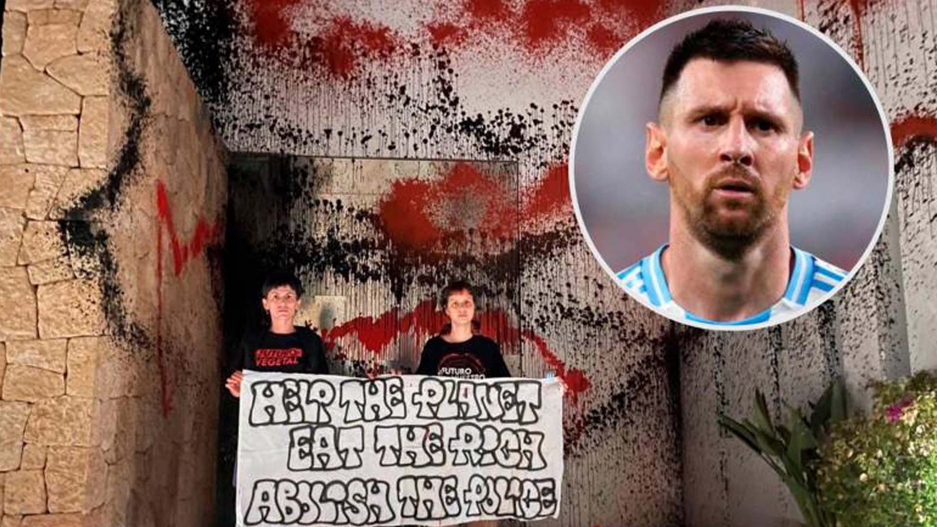 Activistas invaden la mansión de Messi en Ibiza