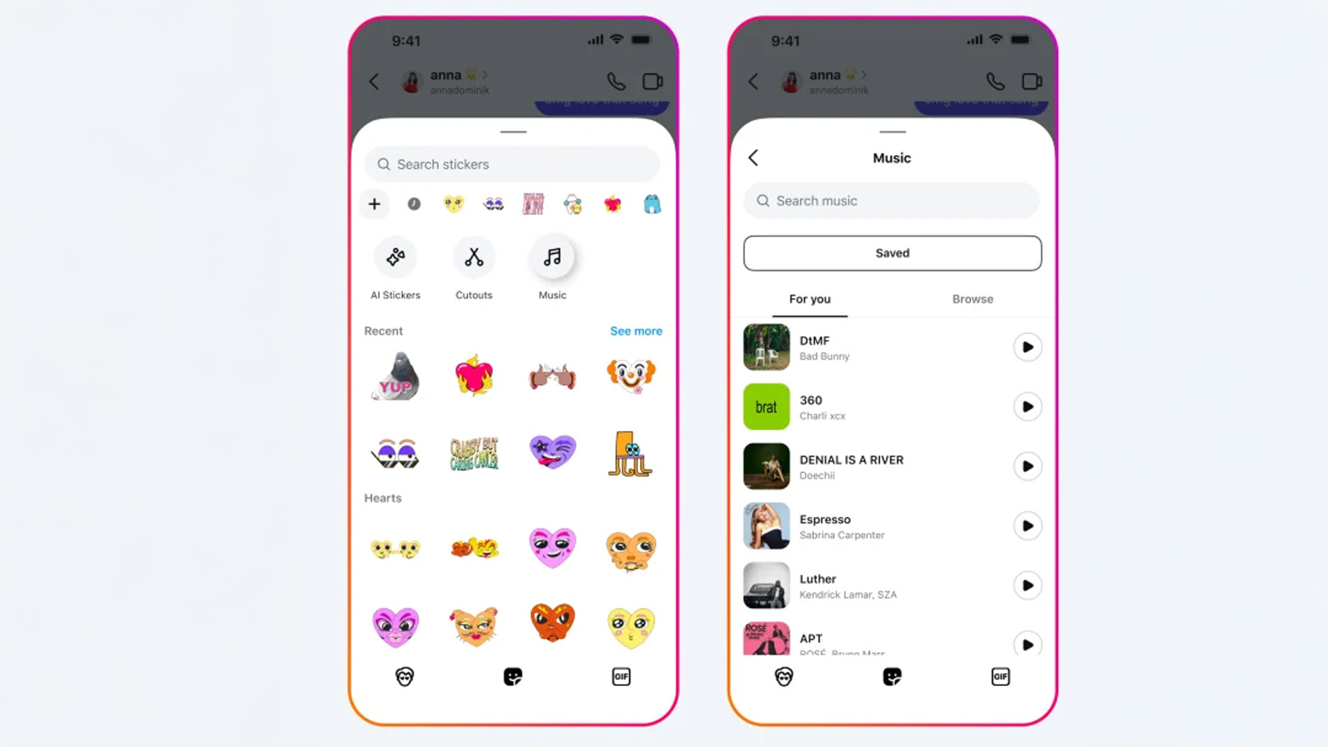 Instagram lanza nueva función de música EDM 