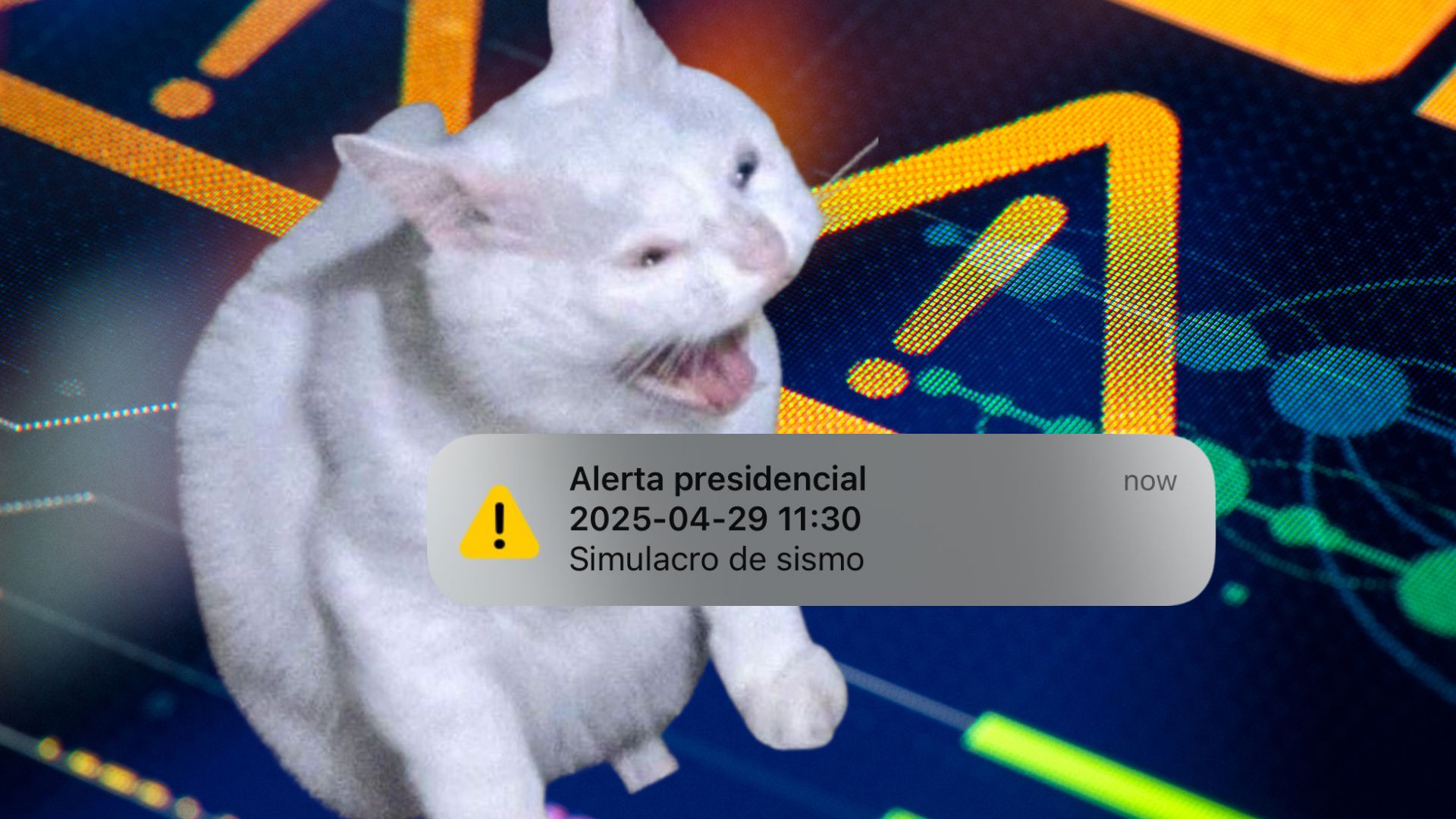 ¿Recibiste la alerta sísmica en tu celular durante el #PrimerSimulacroNacional2025?