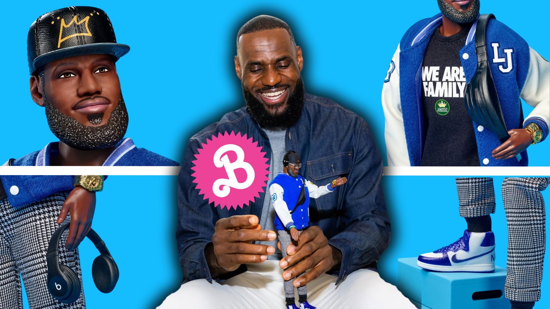 Barbie lanza muñeco de LeBron James: El primer deportista hombre en su colección.