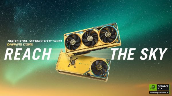 Revelando la nueva ROG Astral GeForce RTX 5080 Dhahab CORE OC Edition de ASUS