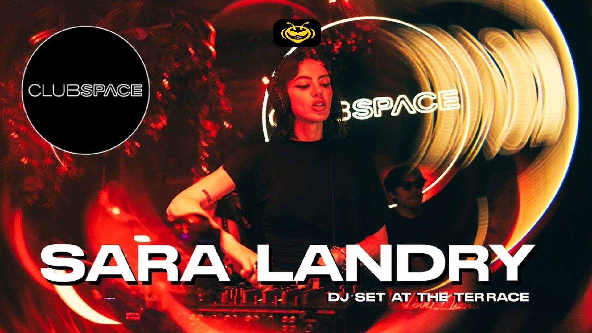 Sara Landry rompió récord en Club Space con 8 horas de techno