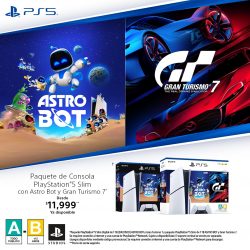 ¡Nuevo bundle de PS5 con ASTRO BOT y Gran Turismo 7 llega a México!